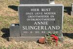 SLINGERLAND Annie 1913-2005