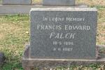 FALCK Francis Edward 1896-1967