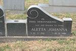 ZYL Aletta Johanna, van 1916-1986