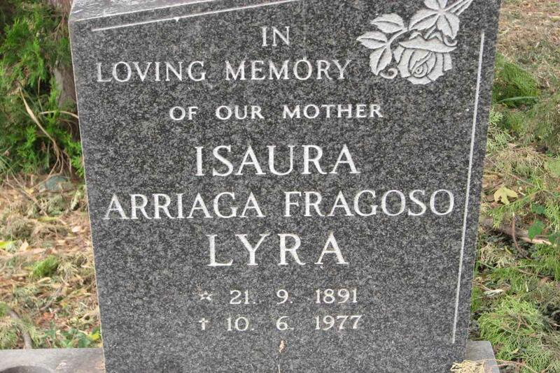 LYRA Isaura Arriaga Fragoso 1891-1977