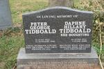TIDBOALD Peter George 1923-1996 & Daphne Hillary HOUGHTING 1922-2008