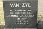 ZYL Jemima Carolina, van 1929-1979