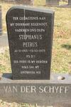 SCHYFF Stephanus Petrus, van der 1921-1979