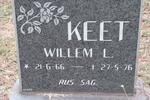 KEET Willem L. 1966-1976