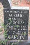 GARCIA Aurelio Manuel de Sousa 1974-1975