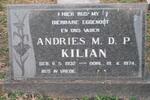 KILIAN Andries M.D.P. 1932-1974