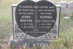 SLATER John Winter 1911-1982 & Sophia JOHNSTONE 1921-1989