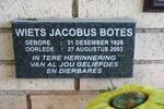 BOTES Wiets Jacobus 1926-2003