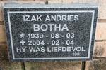 BOTHA Izak Andries 1939-2004