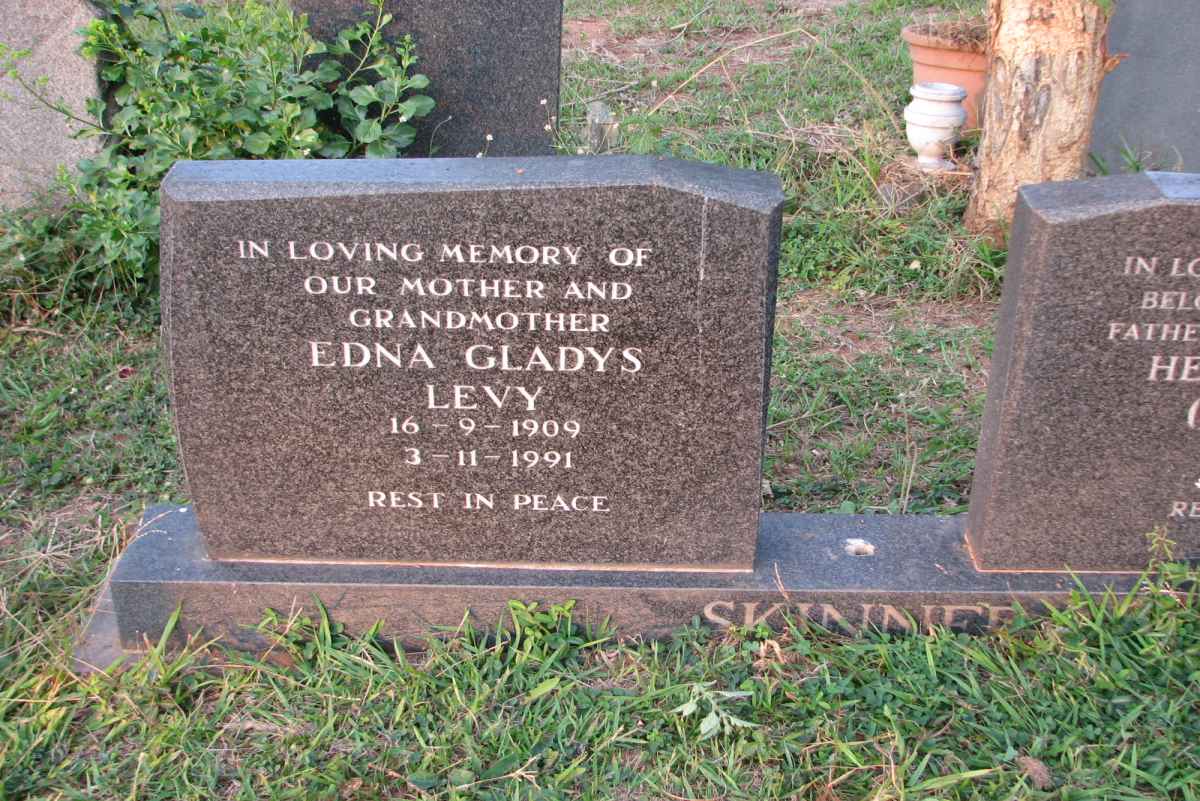 SKINNER Edna Gladys nee LEVY 1909-1991