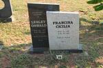 SHERWOOD Lesley Oswald 1913-2006 & Francina Cicilia 1916-2003