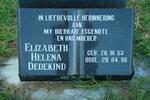 DEDEKIND Elizabeth Helena 1953-1998