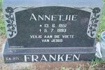 FRANKEN Annetjie 1951-1993