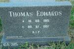 EDWARDS Thomas 1915-1997