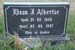 ALBERTSE Daan J. 1945-1997