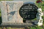 PISTORIUS Gertina 1955-1995