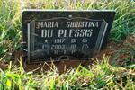 PLESSIS Maria Christina, du 1917-2003