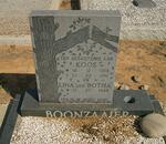 BOONZAAIER Koos 1918-1991 & Lina BOTHA 1949-