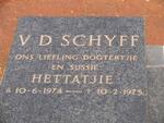 SCHYFF Hettatjie, v.d. 1974-1975