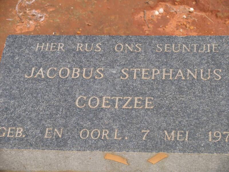 COETZEE Jacobus Stephanus 197?-197?