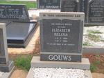 GOUWS Elizabeth Helena 1908-1985