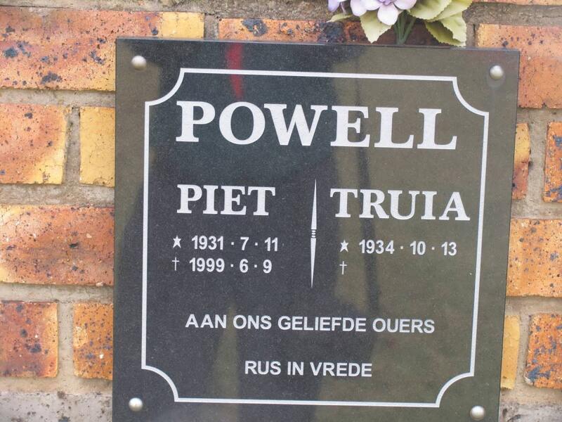 POWELL Piet 1931-1999 Truia 1934-