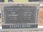 STAPELBERG Jan Johannes 1912-1988 & Martha Helena 1920-1997