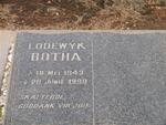 BOTHA Lodewyk 1943-1999