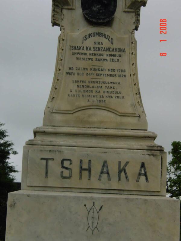 KA SENZANGAKONA Tshaka 1788-1828