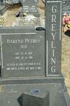 GREYLING Barend Petrus 1956-1996