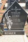 BEKKER Esther 1923-2000