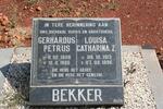BEKKER Gerhardus Petrus 1908-1986 & Louisa Catharina Z. 1913-1996
