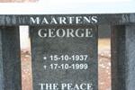 MAARTENS George 1937-1999