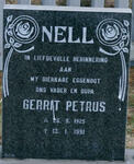 NELL Gerrit Petrus 1925-1991