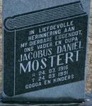 MOSTERT Jacobus Daniël 1916-1991