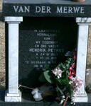 MERWE Hendrik Petrus, van der 1963-1991