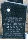 MARAIS Johan Jacobus 1963-1991