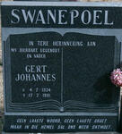SWANEPOEL Gert Johannes 1934-1991