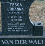 WALT Tessa Johanna, van der nee GERBER 1964-1991