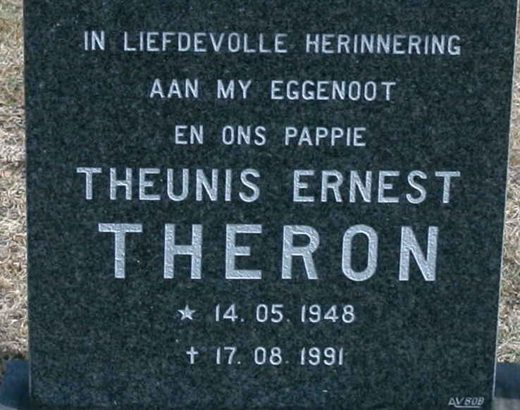 THERON Theunis Ernest 1948-1991