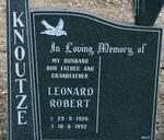 KNOUTZE Leonard Robert 1926-1992