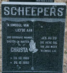 SCHEEPERS Christa 1960-1992