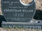 HEEVER Christiaan Willem, van den 1978-1995