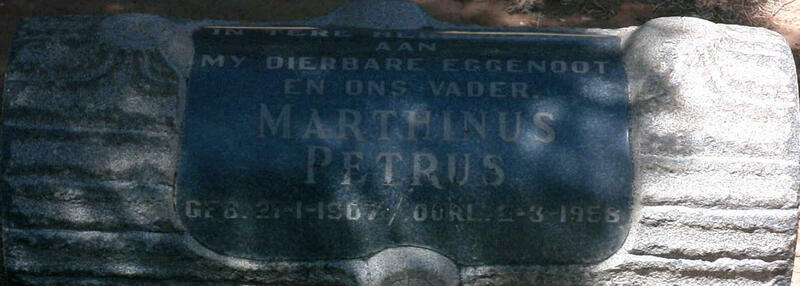 ? Marthinus Petrus 1907-1958