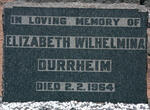 DURRHEIM Elizabeth Wilhelmina -1964
