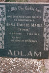 ADLAM Anna Emilie Maria nee HESS 1883-1963