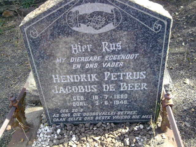 BEER Hendrik Petrus Jacobus, de 1880-1948