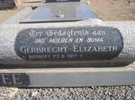 COETZEE Nicolaas Jacobus 1910-1979 & Gerbrecht Elizabeth BOSHOFF 1917- 