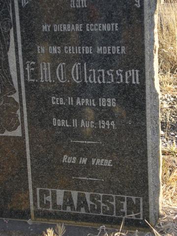CLAASSEN F.M.C. 1896-1944