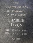 DIXON Charlie 1896-1965